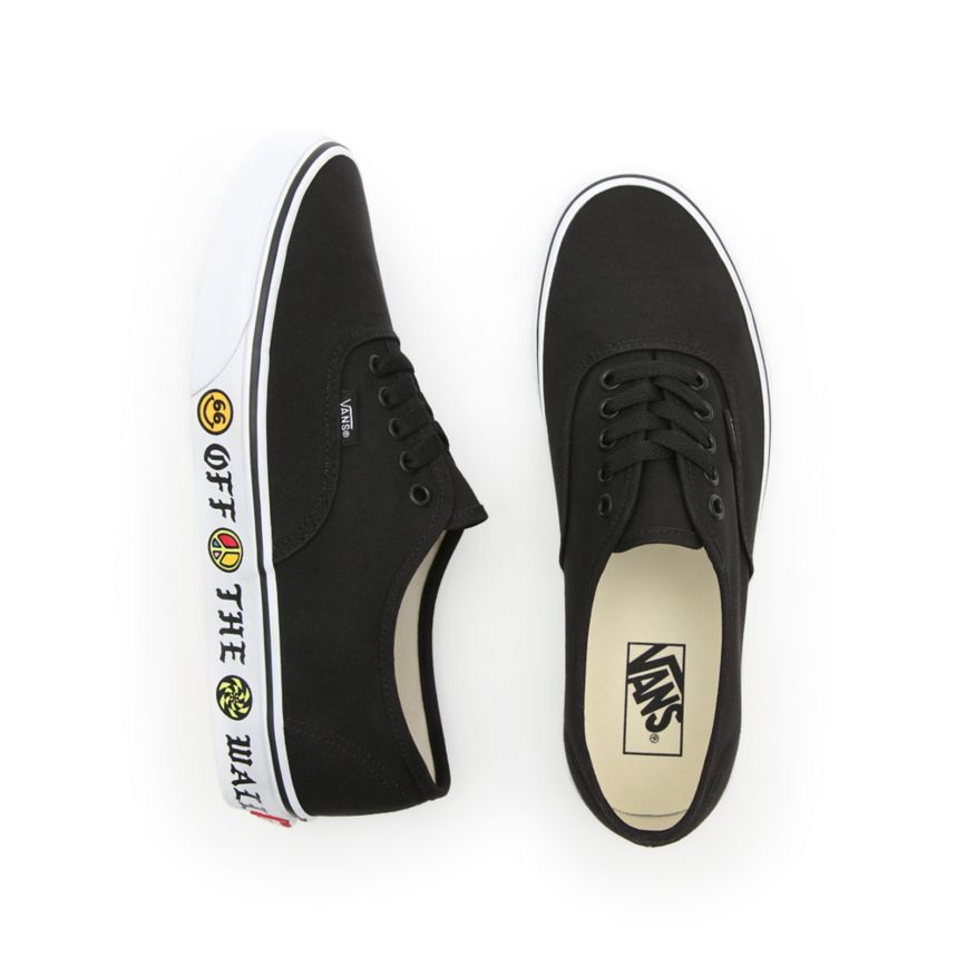 Vans Sidewall Authentic Negras | VN678G9JN04