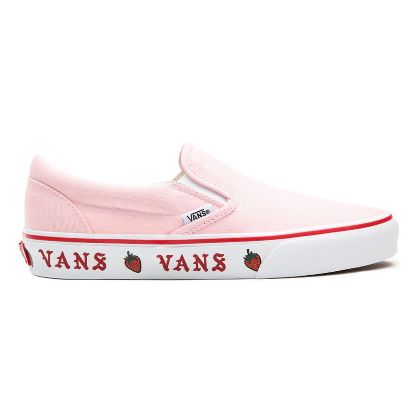 Vans Sidewall Print Classic Slip-On Rosas | VN128M7BX71