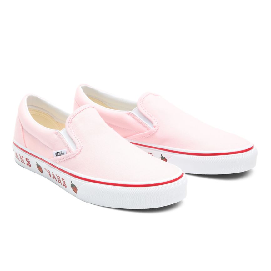 Vans Sidewall Print Classic Slip-On Rosas | VN128M7BX71