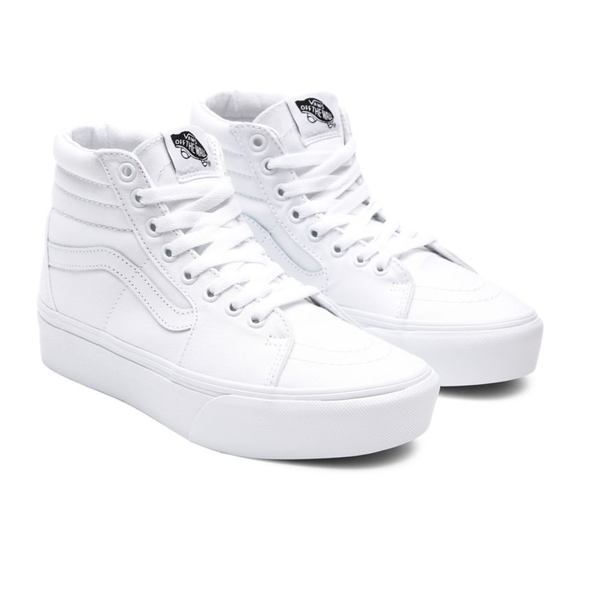 Vans Sk8-Hi Plataforma 2.0 Blancas | VN932L7RY38