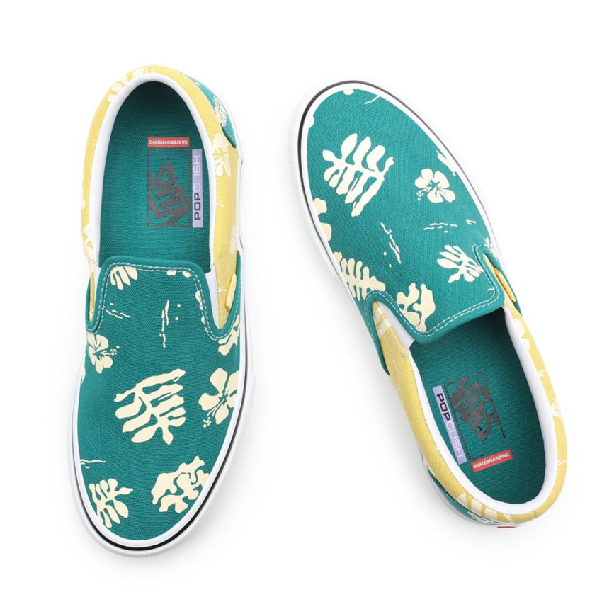 Vans Skate Aloha Slip-On Turquesa | VN630G4HY47