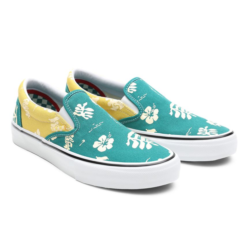 Vans Skate Aloha Slip-On Turquesa | VN630G4HY47