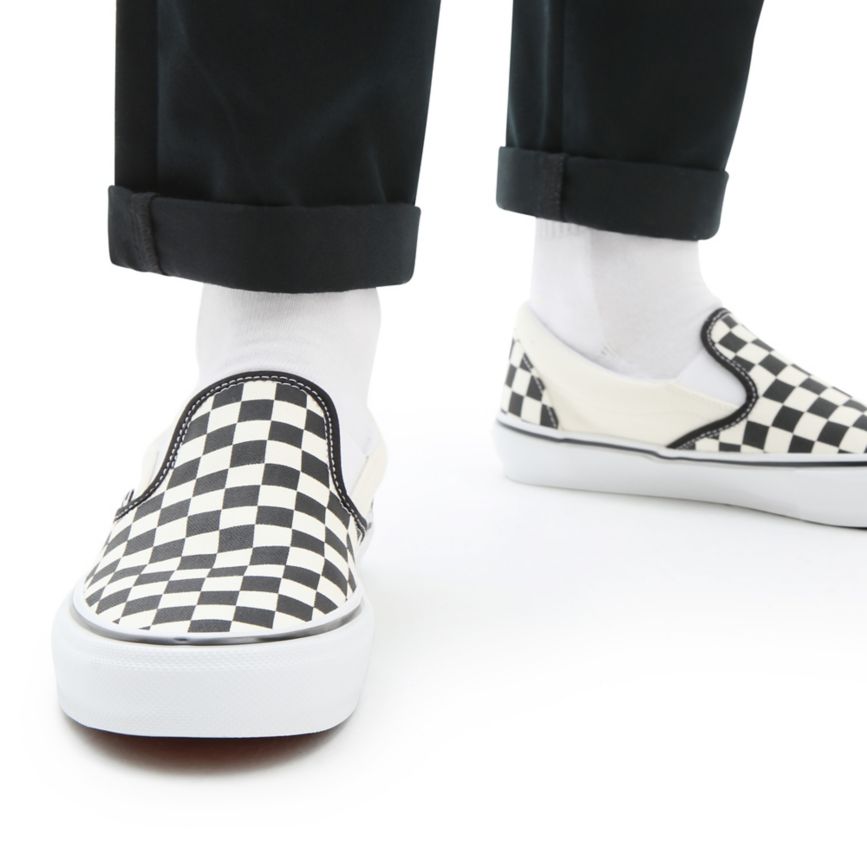 Vans Skate Checkerboard Slip-On Blancas | VN296O5OS34