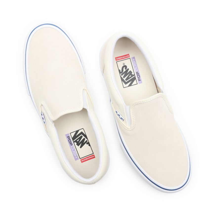 Vans Skate Slip-On Blancas | VN524Y3LX59