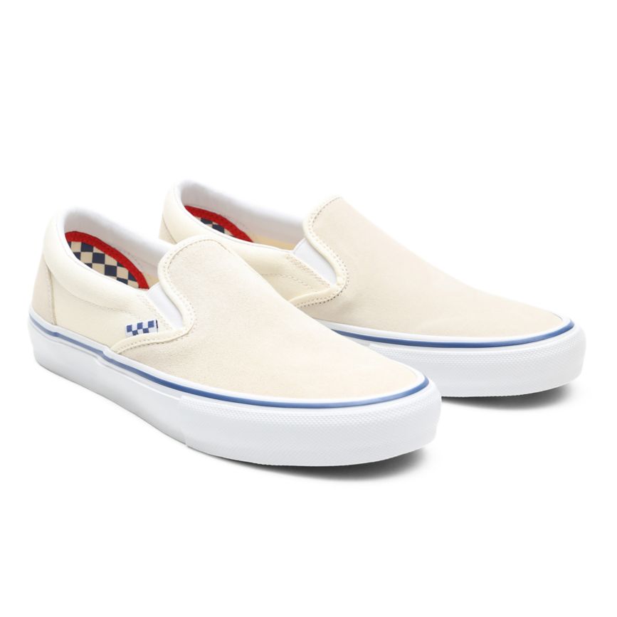 Vans Skate Slip-On Blancas | VN524Y3LX59