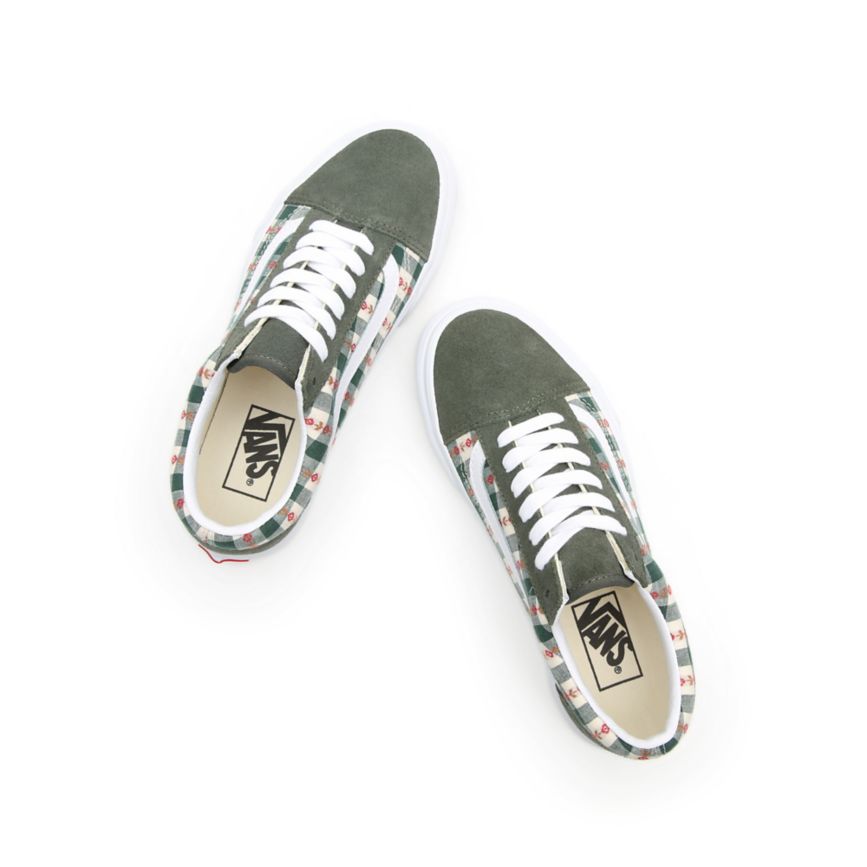 Vans Spring Daze Old Skool Verde Oscuro | VN738Q9FV61