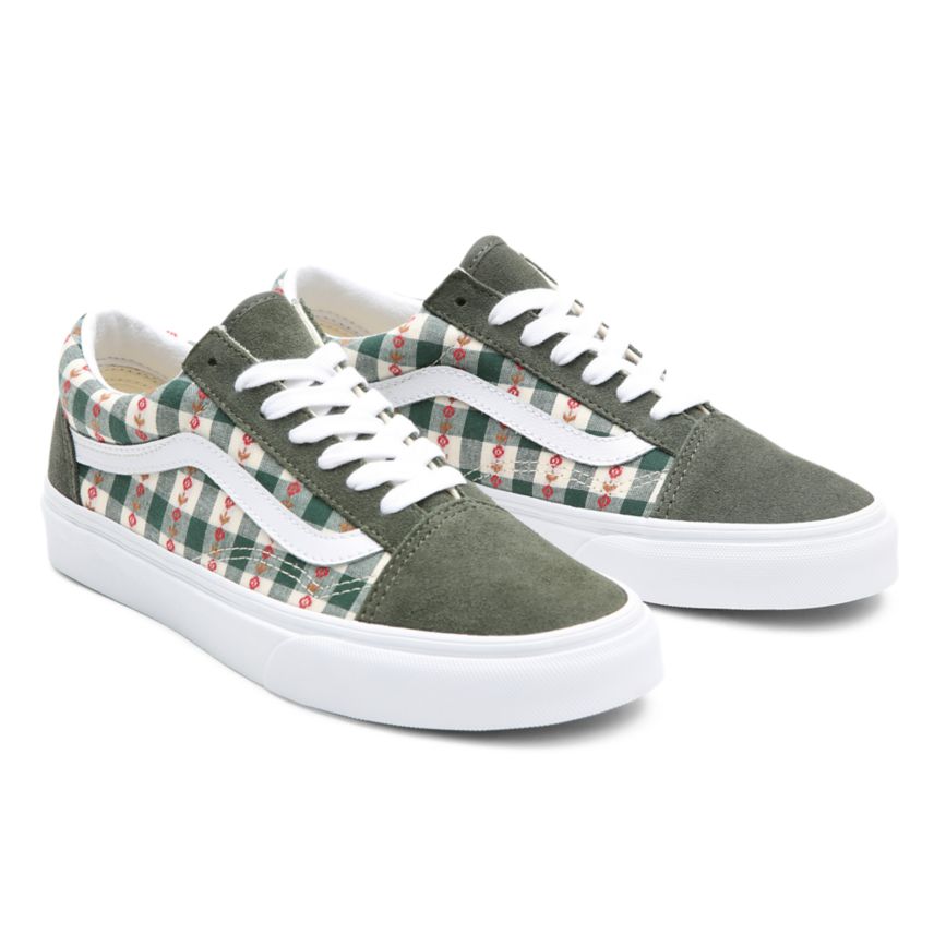 Vans Spring Daze Old Skool Verde Oscuro | VN738Q9FV61