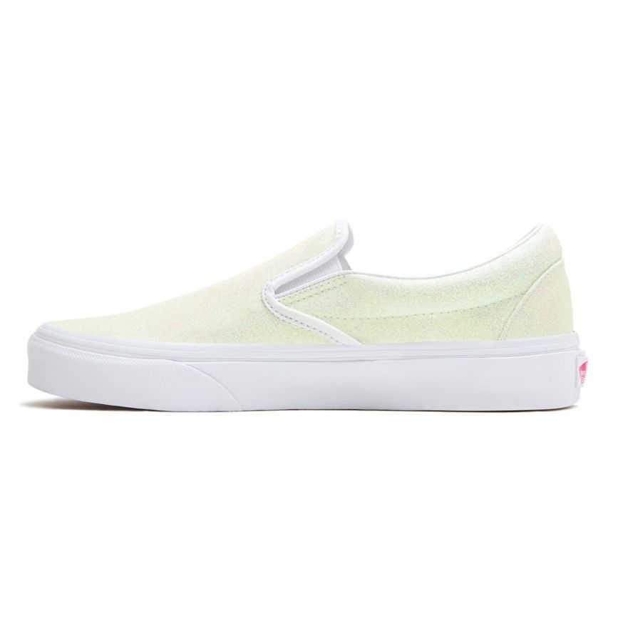 Vans UV Glitter Classic Slip-On Blancas | VN398F0PD08