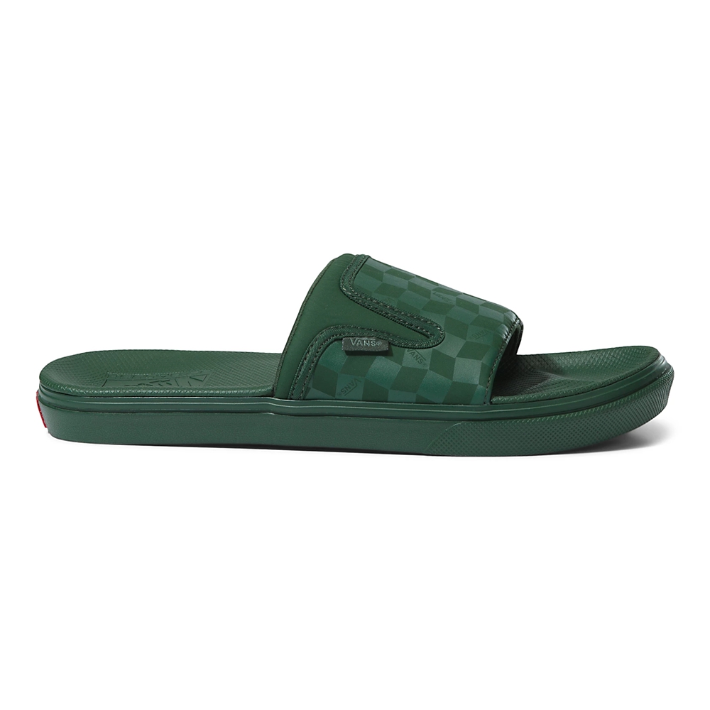 Vans UltraCush Chanclas-On Verde Oscuro | VN004N8MD62