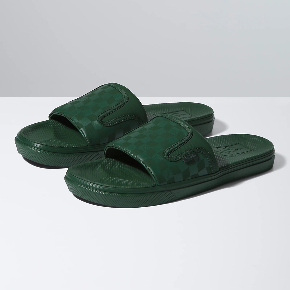 Vans UltraCush Chanclas-On Verde Oscuro | VN004N8MD62