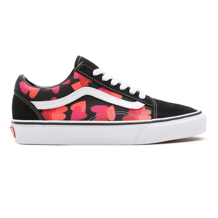 Vans Valentines Hearts Old Skool Negras | VN076T9QA17