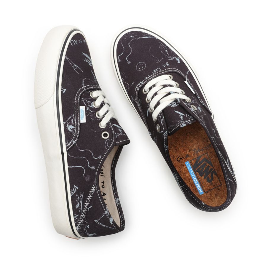 Vans X Chris Johanson Authentic SF Negras | VN595G7PT63