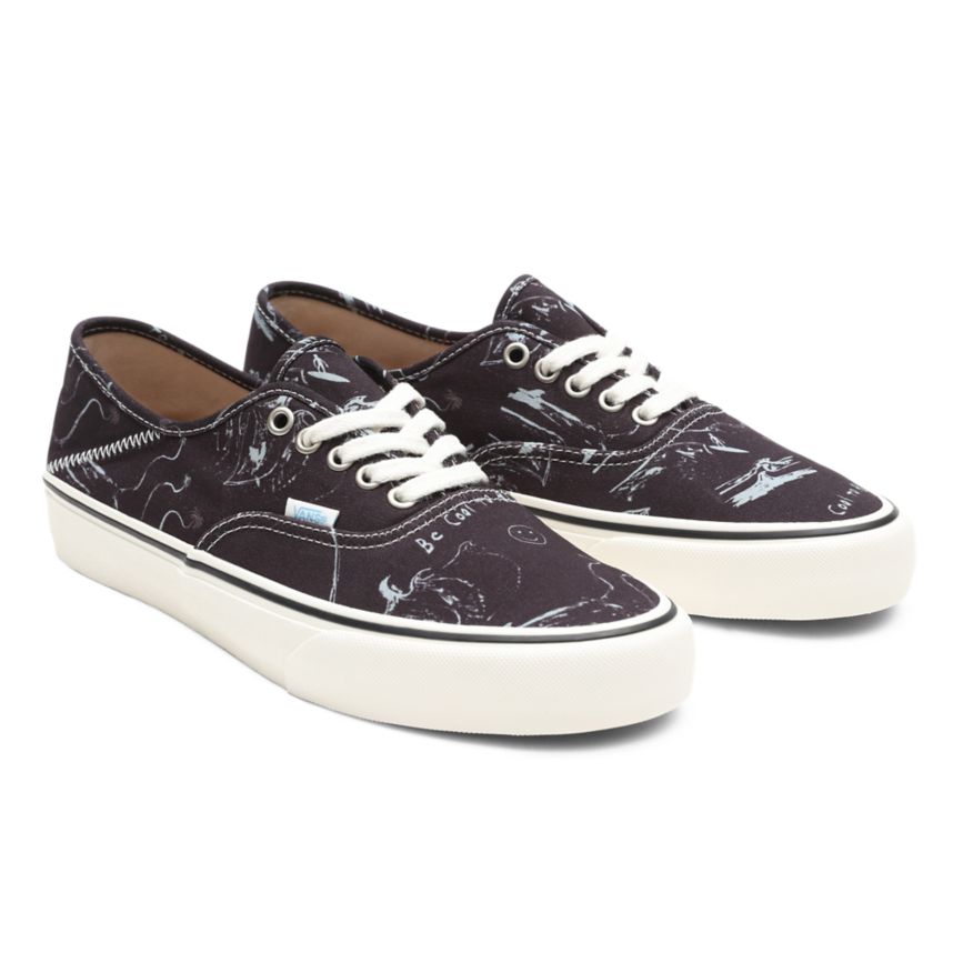 Vans X Chris Johanson Authentic SF Negras | VN595G7PT63
