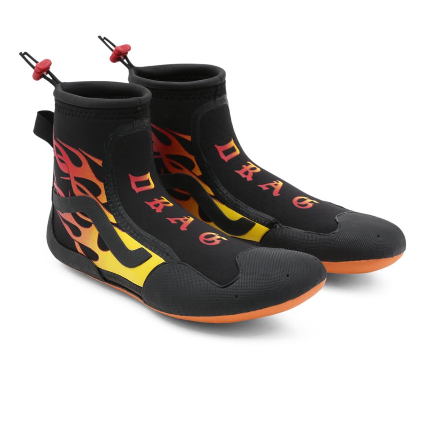 Vans X Drag Surf Boot 2 Mid Negras | VN663Z1EV07