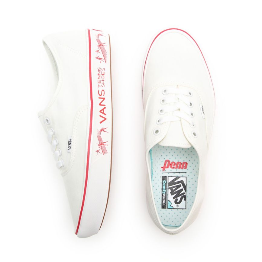 Vans X Penn ComfyCush Authentic Blancas | VN710Y9RO24