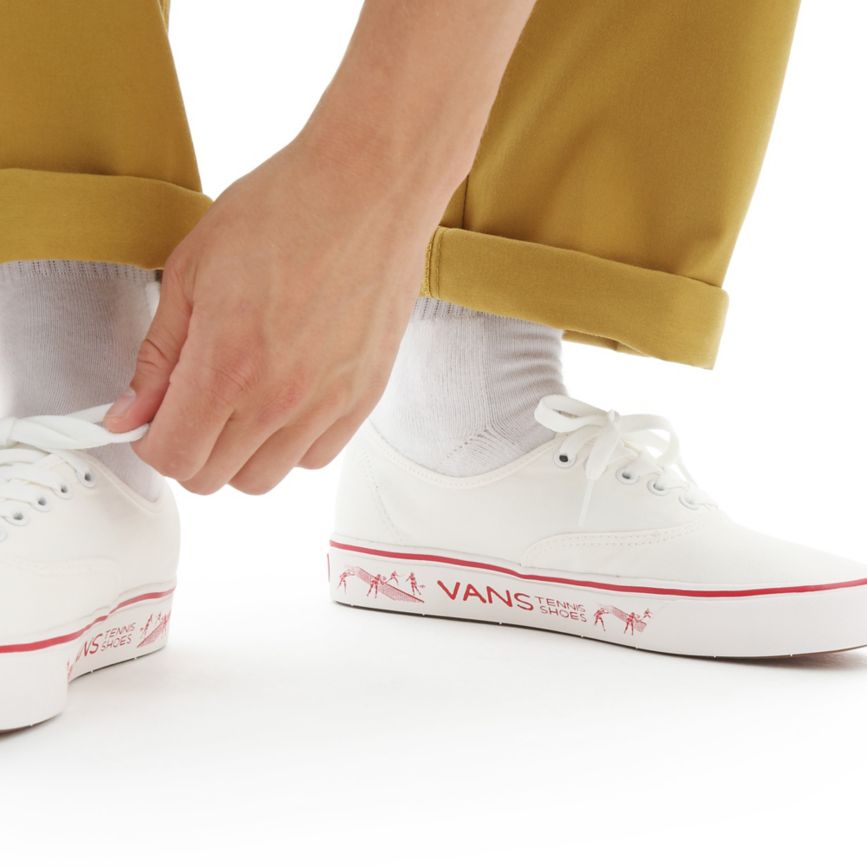 Vans X Penn ComfyCush Authentic Blancas | VN710Y9RO24