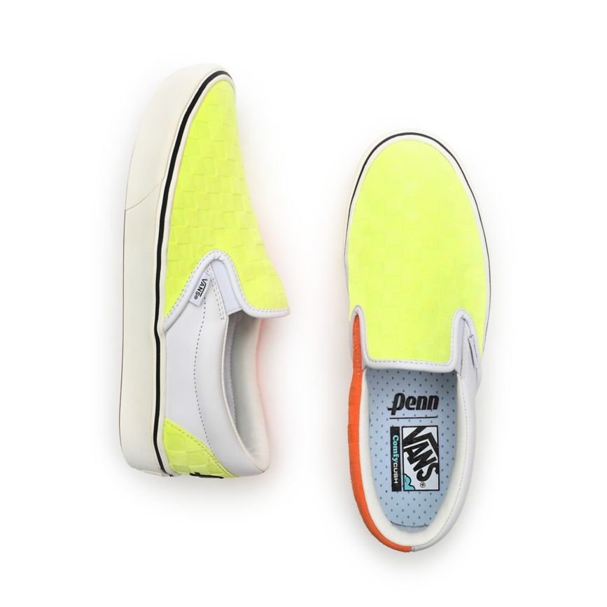 Vans X Penn ComfyCush Slip-On Amarillo | VN850J0KQ43