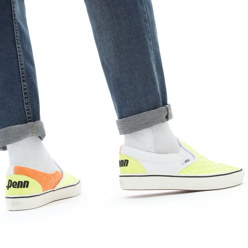 Vans X Penn ComfyCush Slip-On Amarillo | VN850J0KQ43