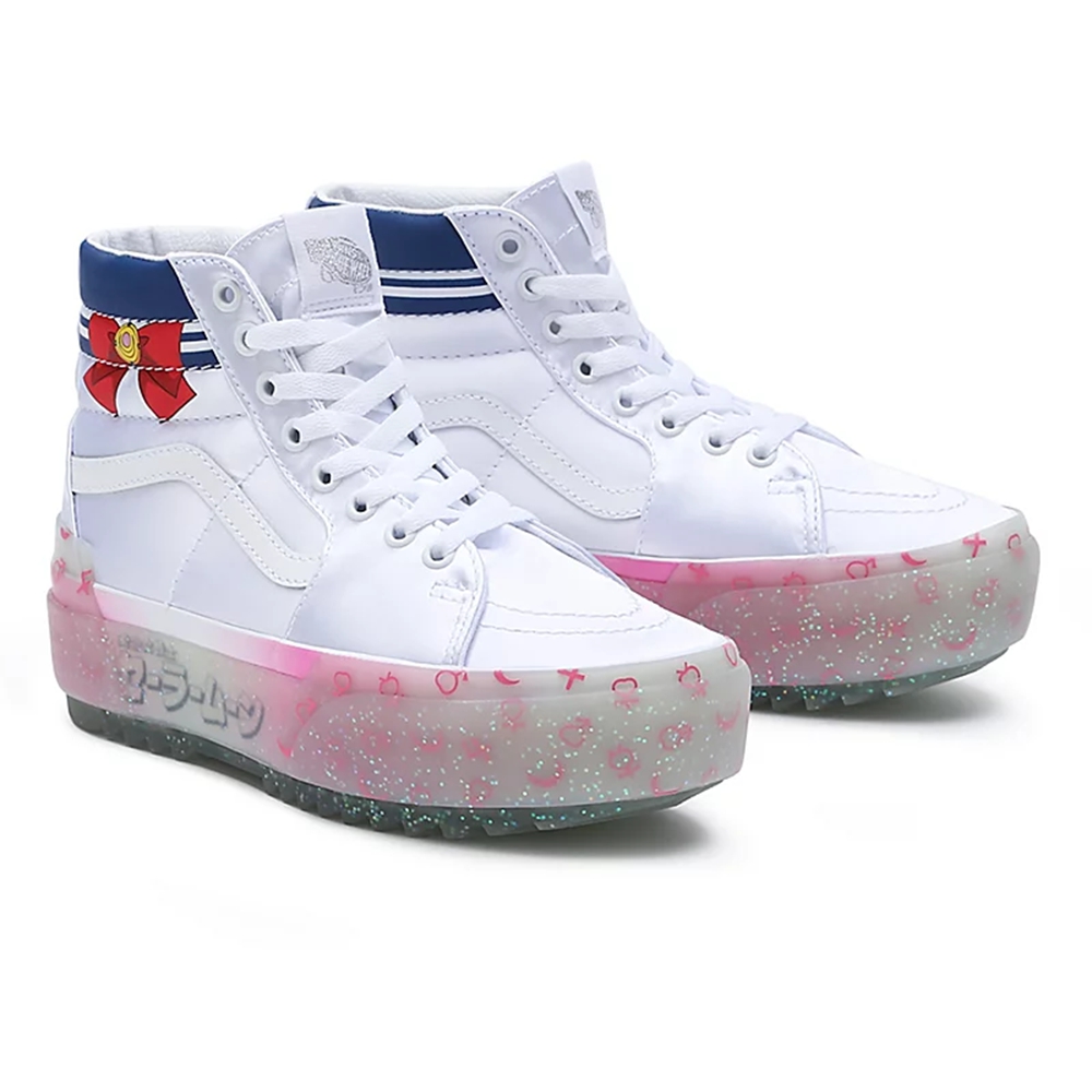 Vans X Pretty Guardian Sailor Moon Sk8-hi Stacked Blancas | VN304O2JO95
