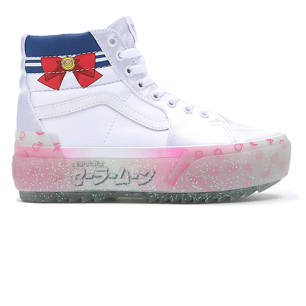 Vans X Pretty Guardian Sailor Moon Sk8-hi Stacked Blancas | VN304O2JO95