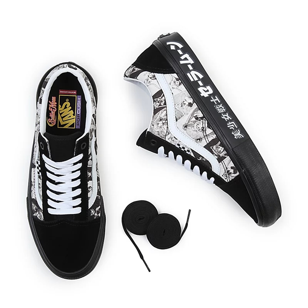 Vans X Pretty Guardian Sailor Moon Skate Old Skool Negras | VN043Z5SC94