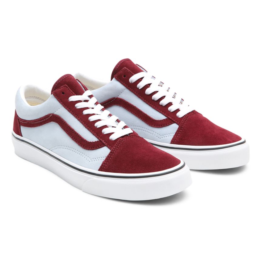 Vans 2-Tone Gamuza Old Skool Burdeos | VN821K0QJ56