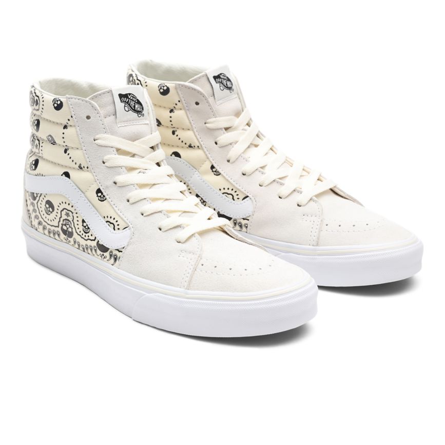 Vans Bandana SK8-Hi Blancas | VN926L0ZI29