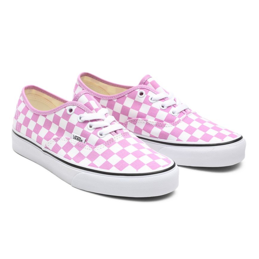 Vans Checkerboard Authentic Rosas | VN045Q0AY74