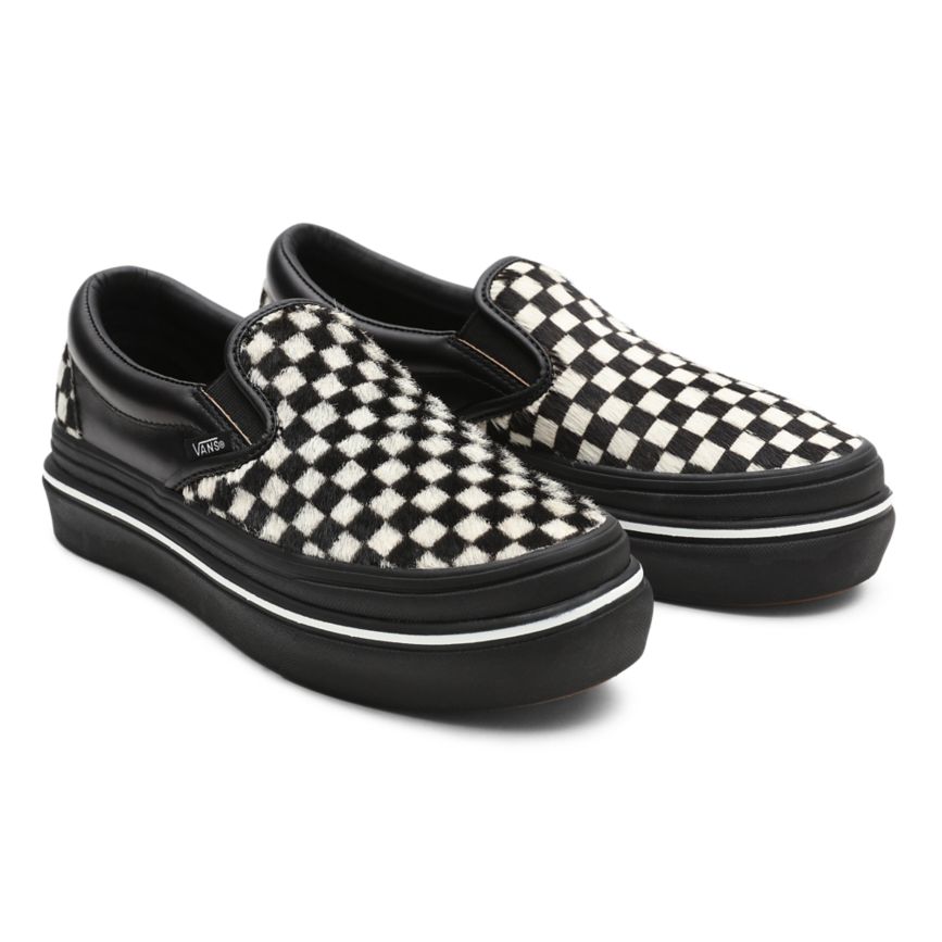 Vans Fury Super ComfyCush Slip-On Negras | VN426D4NL95