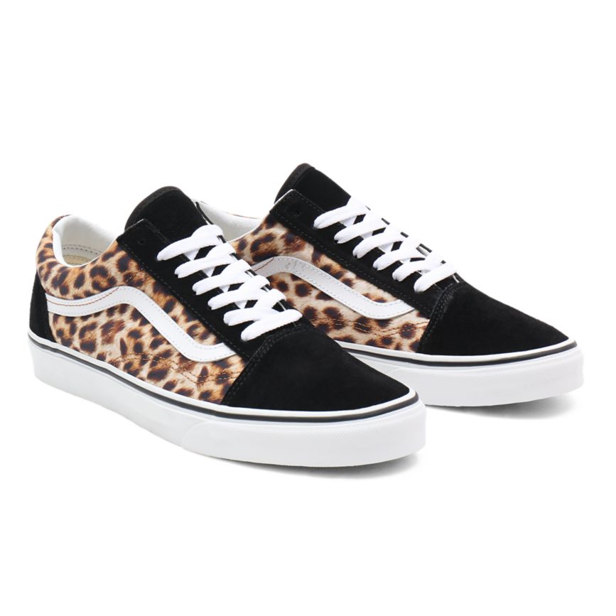 Vans Leopard Old Skool Negras | VN691N6DM52