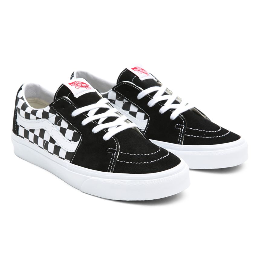 Vans Lona Gamuza SK8-Low Negras | VN252C4HG61