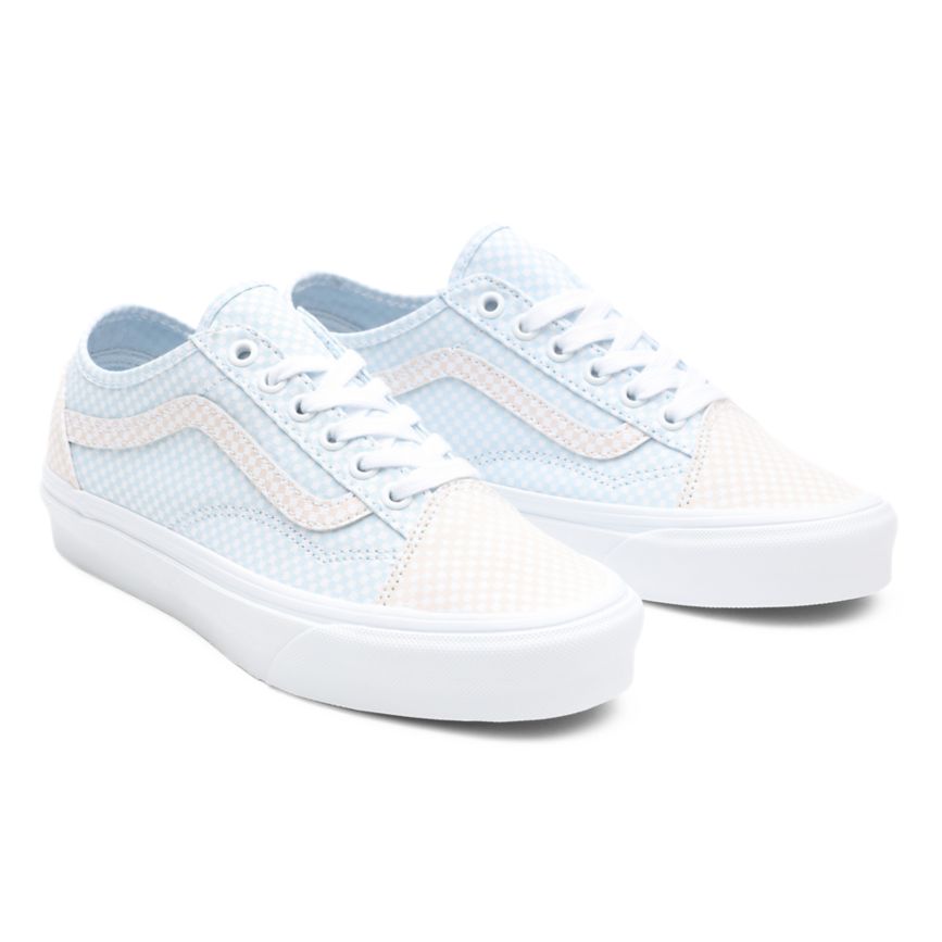 Vans Pastel Checkerboard Old Skool Tapered Blancas | VN333T7DX74