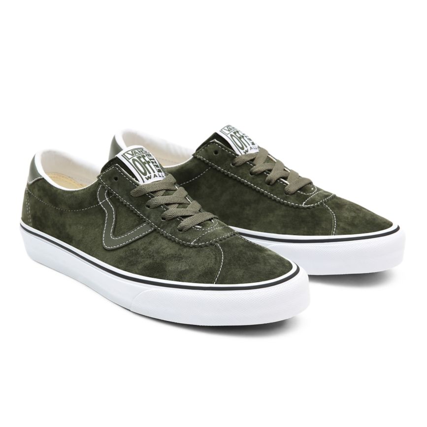 Vans Pig Gamuza Deporte Verde Oliva | VN443B8IQ23