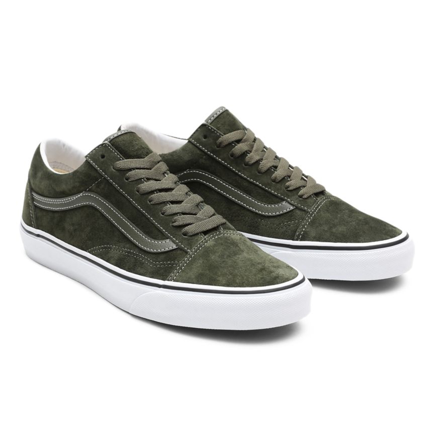 Vans Pig Gamuza Old Skool Verde Oliva | VN572Q8CY71