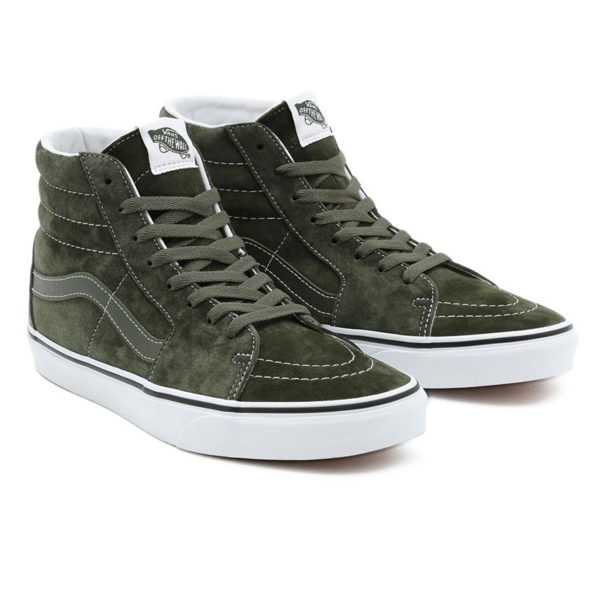 Vans Pig Gamuza SK8-Hi Verde Oliva | VN715T4ZA92