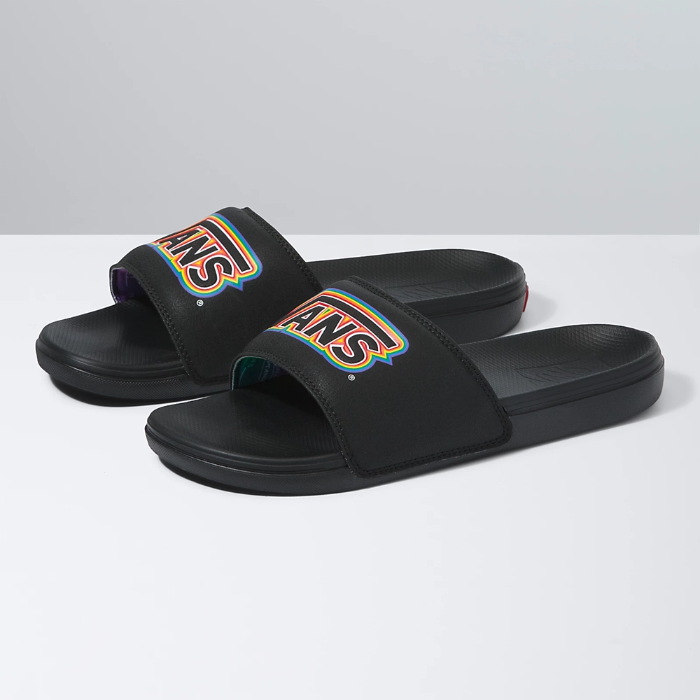 Vans Pride La Costa Chanclas-On Negras | VN152X1LL02