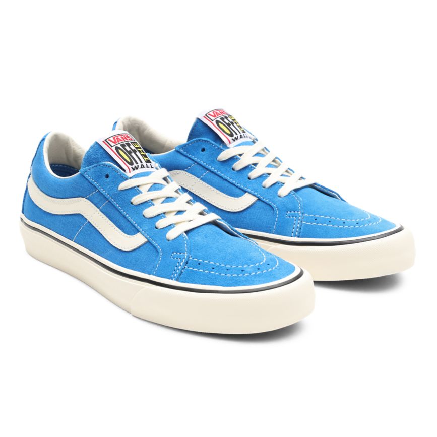 Vans Salt Wash Sk8-Low Reissue SF Azules | VN254J8ER79