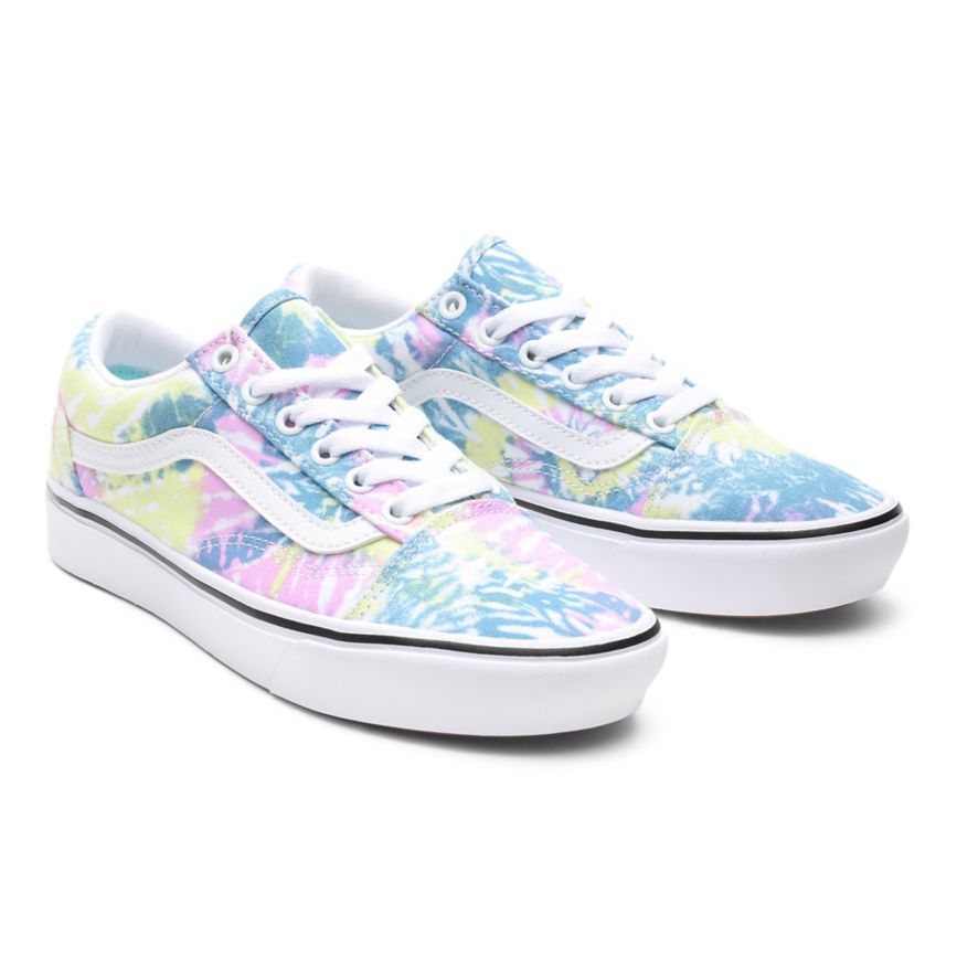 Vans Tie Dye ComfyCush Old Skool Multicolor | VN842N7FC91
